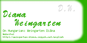 diana weingarten business card